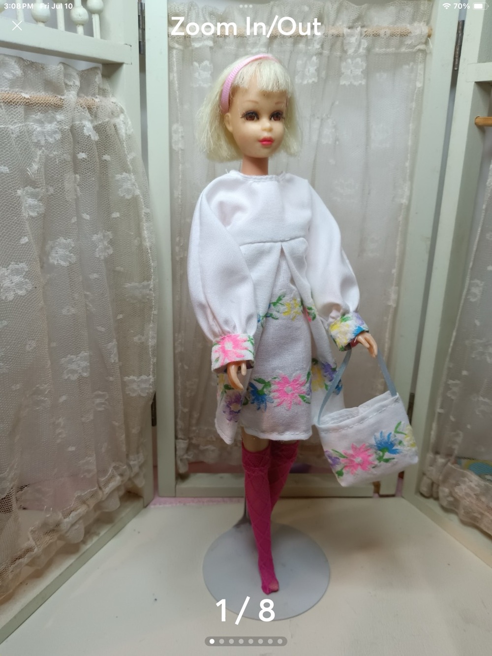 Vintage Barbie Francie Doll
1229 Sugar Sheers Outfit reproduction